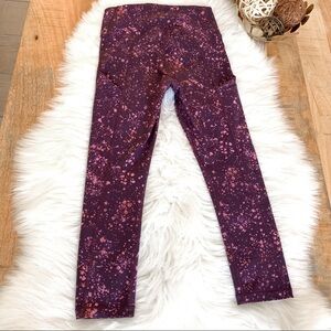 Athleta Ultimate Stash Pocket Splatter Capri size XS